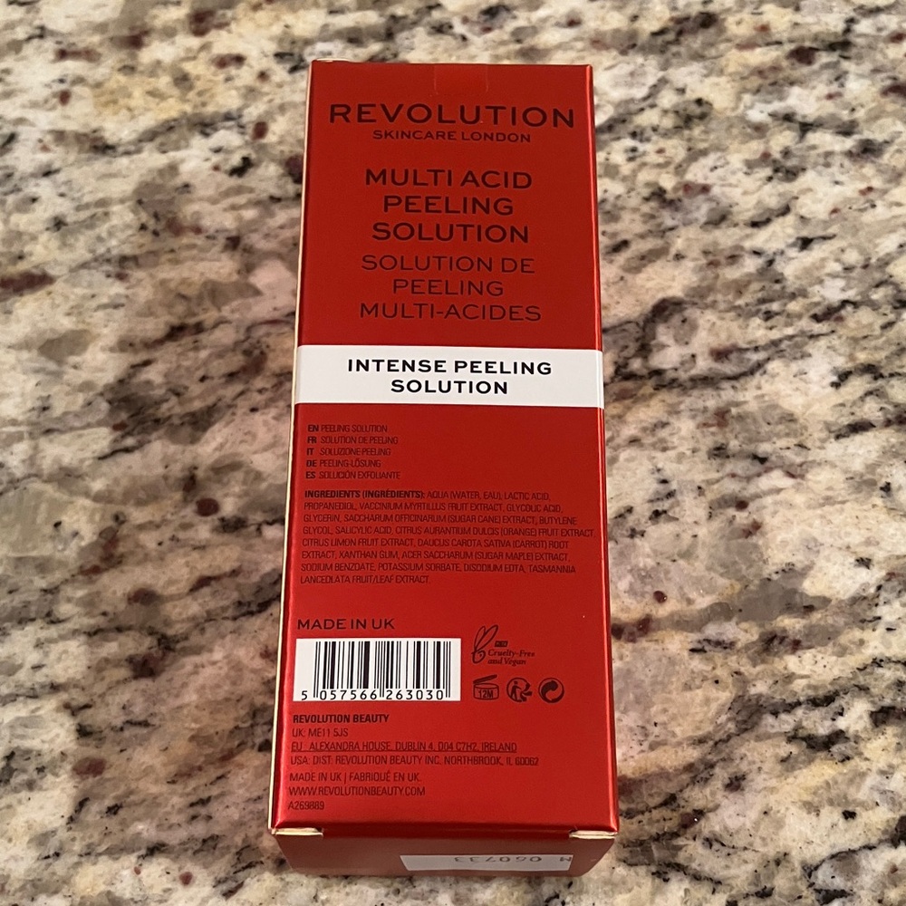 Revolution Skincare Multi Acid Peeling Solution 30ml Intense AHA BHA Exfoliator - Picture 3 of 4
